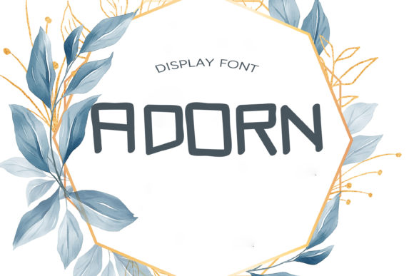 Adorn Display Font for Scroll-Stopping Brand Visuals