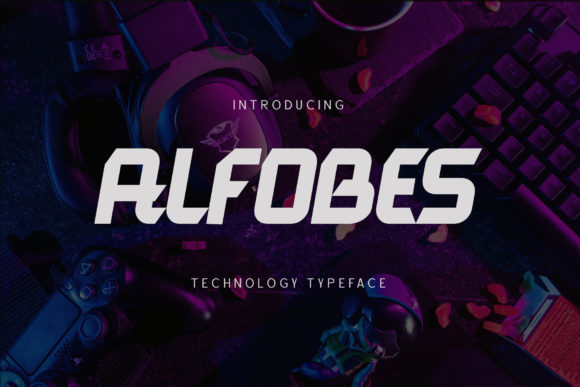 Alfobes: A Futuristic Display Font for Bold Campaign Visuals
