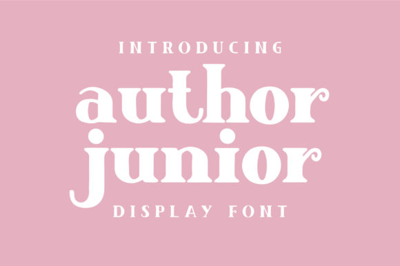 Author Junior: A Modern Display Font for Business Branding