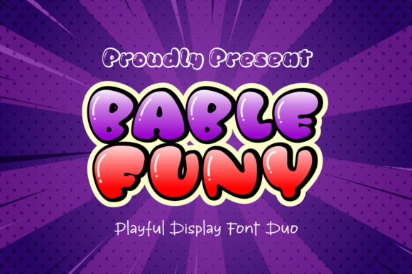 Bable Funy: A Playful Display Font for Kids’ Branding