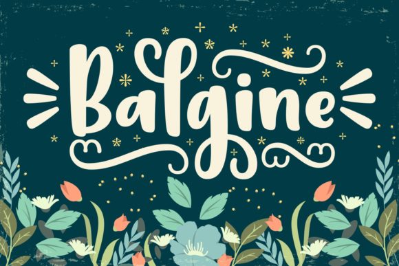 Balgine: A Trendy Display Font for Bold Brand Identity