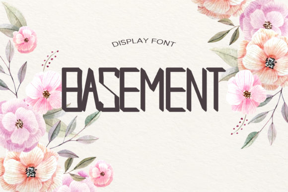 Basement: A Geometric Display Font for Bold Digital Branding