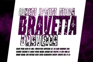 Bravetta: A Bold Display Font That Elevates Small Business Branding