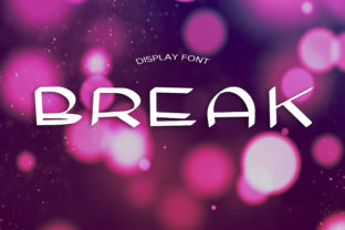 Break: A Quirky Display Font for Creative Web Design Projects