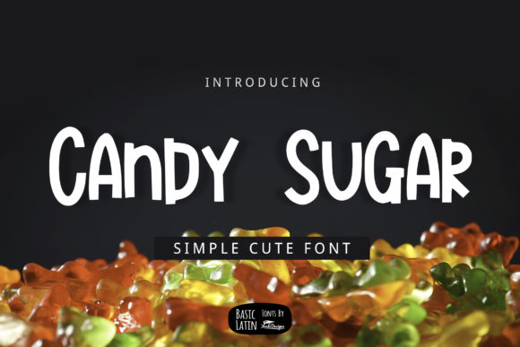 Candy Sugar Font: Bold Display Typography for Web Design