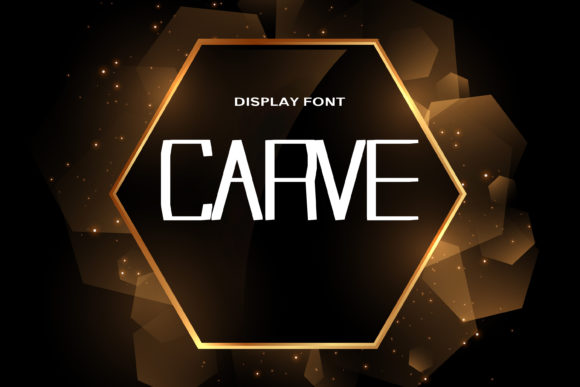 Carve Font: Elevate Your Web Design with a Futuristic Display Typeface