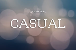 Casual: An Elegant Display Font for Modern Brand Campaigns