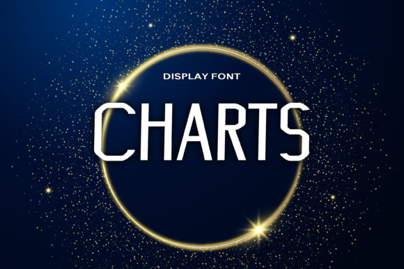 Charts: A Bold Display Font for Crafters and Product Designers