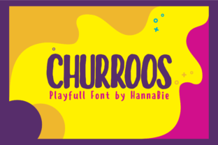 Churros: A Playful Display Font for Editorial Design Projects