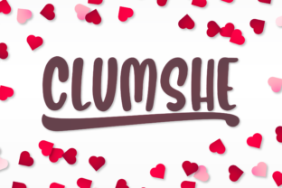 Clumshe: A Quirky Romantic Display Font for Valentine’s and Beyond