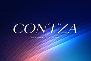 Contza: A Clean Display Font for Modern Branding