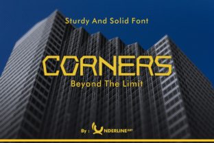 Corners: An Elegant Display Font for Editorial Design and Digital Publishing