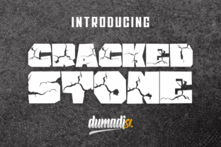 Cracked Stone Font: Adding Edgy Style to Web Design Projects