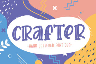 Crafter: A Handcrafted Font Duo for Playful Editorial Design