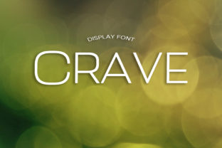 Crave Font: A Bold Display Typeface for Standout Designs