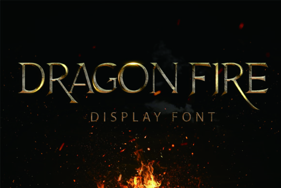 Dragon Fire: A Bold Display Font for Creative Projects