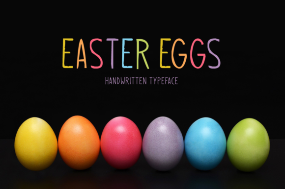 Easter Eggs: A Playful Display Font for Spring-Centric Editorial Design