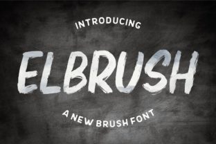 Elbrush: A Display Font That Balances Curves and Urban Cool