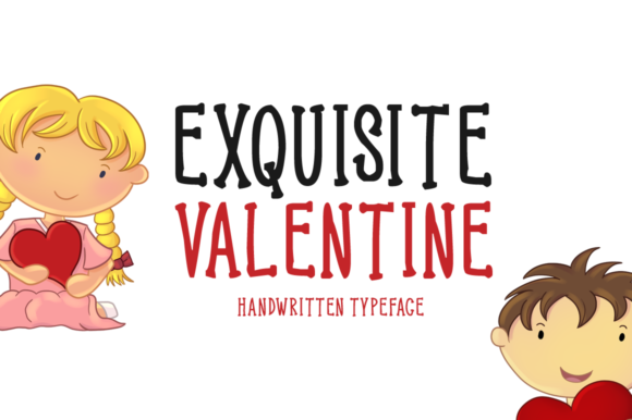Exquisite Valentine: A Playful Display Font for Editorial Elegance