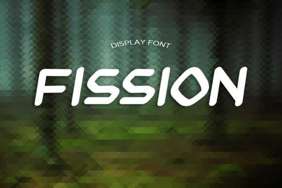 Fission: A Modern Display Font That Stands Out