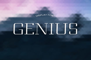Genius: A Light and Elegant Display Font for Editorial Design