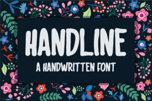 Handline: A Funky Fresh Font for Handmade Design Projects