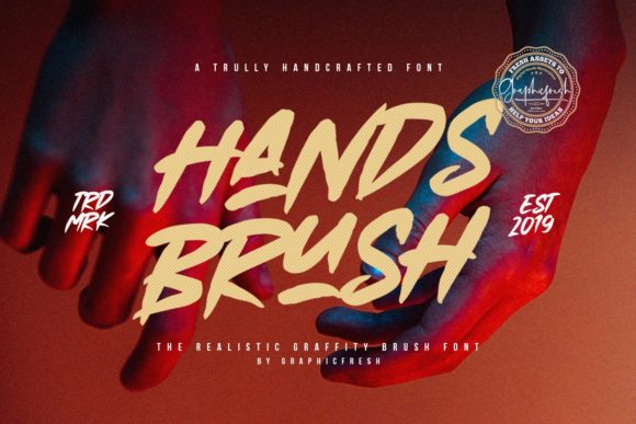 Hands Brush: A Modern Urban Font That Elevates Small Business Branding