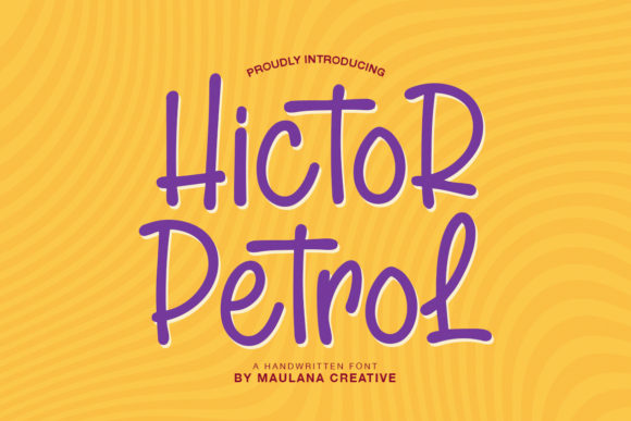 Hictor Petrol: A Playful Display Font for Creative Projects