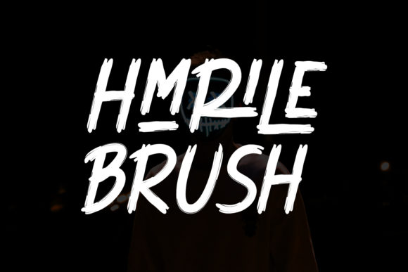 Hmrile Brush: A Natural, Rough-Textured Display Font for Editorial Design