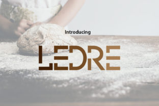 Ledre: A Contemporary Display Font for Modern Web Design