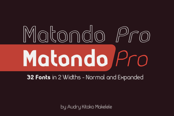 Matondo Pro: A Bold and Elegant Display Font for Editorial Design