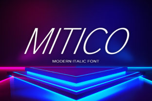 Mitico: A Clean Display Font for Handmade Business Branding