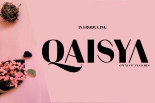 Qaisya: Elegant Display Font for Romantic Branding