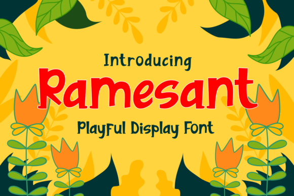 Ramesant: A Playful Display Font for Creative Branding Projects