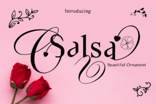 Salsa: A Serif Font for Elegant Marketing Designs
