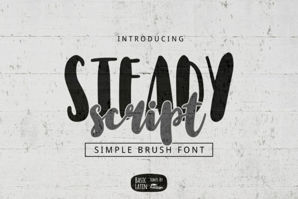 Steady Script Font for Bold Editorial Design