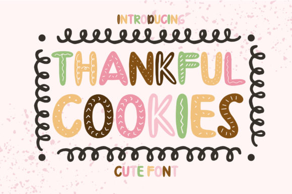Thankful Cookies: A Friendly Display Font for Modern Web Design Projects
