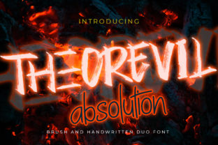 Theorevil Absolution: A Mystical Font Duo for Bold Campaign Visuals